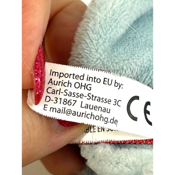 Laverne Slug Plush Toy Beanbag Blue Yellow Douglas Cuddle Toys 2+ 7” Unisex Kids - Picture 11 of 17